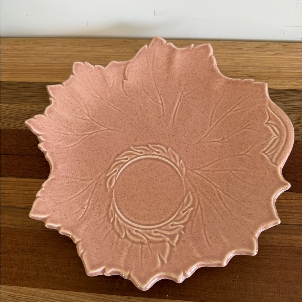 Steubenville Woodfield Leaf Pattern Snack Plates set of 2
